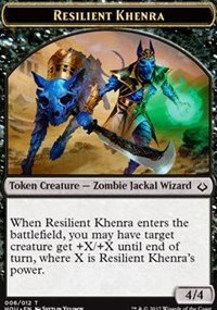 Resilient Khenra // Zombie Double-Sided Token
