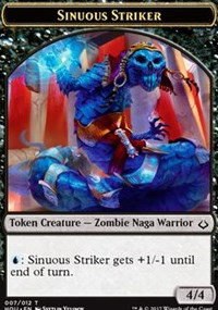 Sinuous Striker // Cat Double-Sided Token