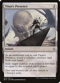 Titan's Presence - Normal Titan S Presence