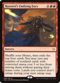 Hazoret's Undying Fury - Foil