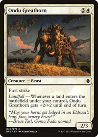 Ondu Greathorn - Foil