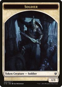 Soldier // Squid Double-Sided Token