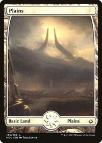 Plains (185) - Full Art - Foil