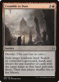 Crumble to Dust - Foil