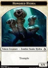 Honored Hydra // Warrior Double-Sided Token