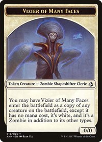 Vizier of Many Faces Token - Normal Vizier Of Many Faces To