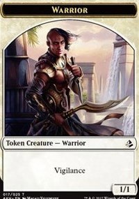 Warrior // Labyrinth Guardian Double-Sided Token