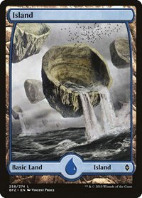 Island (258) - Full Art - Foil