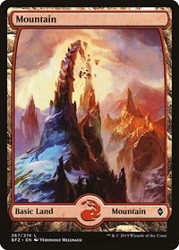 Mountain (267) - Full Art - Normal Mountain 267 Full Art