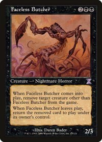 Faceless Butcher - Foil