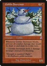 Goblin Snowman - Foil