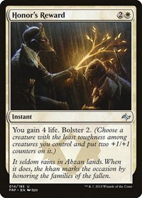 Honor's Reward - Foil