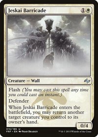 Jeskai Barricade - Foil