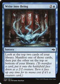 Write into Being - Foil
