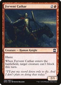 Fervent Cathar - Foil