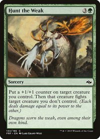 Hunt the Weak - Foil