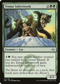 Temur Sabertooth - Foil