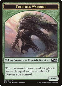 Treefolk Warrior Token - Normal Treefolk Warrior Token