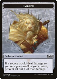 Emblem - Ajani Steadfast - Normal Emblem Ajani Steadfast