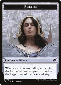 Emblem - Liliana, Defiant Necromancer - Normal Emblem Liliana Defiant 