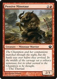 Pensive Minotaur - Foil