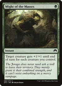Might of the Masses - Foil