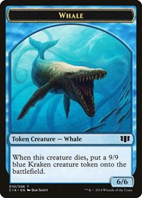 Whale // Zombie (011) Double-Sided Token