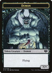 Demon (012) // Zombie (016) Double-Sided Token