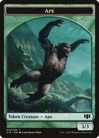 Ape // Zombie (011) Double-Sided Token