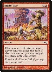 Incite War - Foil