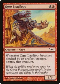 Ogre Leadfoot - Foil