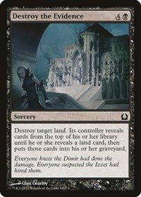 Destroy the Evidence - Foil