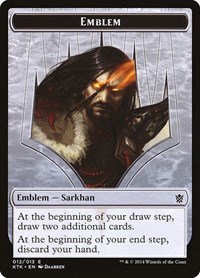 Emblem - Sarkhan, the Dragonspeaker - Normal Emblem Sarkhan The Drag