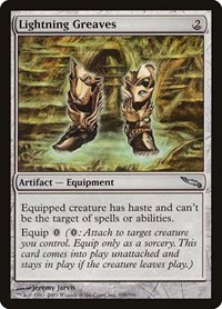 Lightning Greaves - Foil