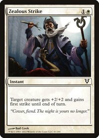 Zealous Strike - Foil