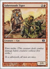 Sabretooth Tiger - Foil