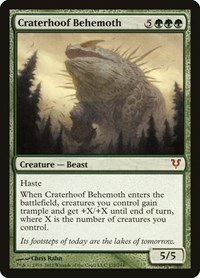 Craterhoof Behemoth - Foil