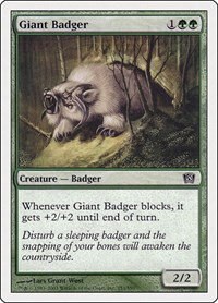 Giant Badger - Foil