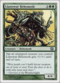 Llanowar Behemoth - Foil