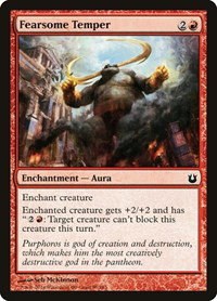 Fearsome Temper - Foil
