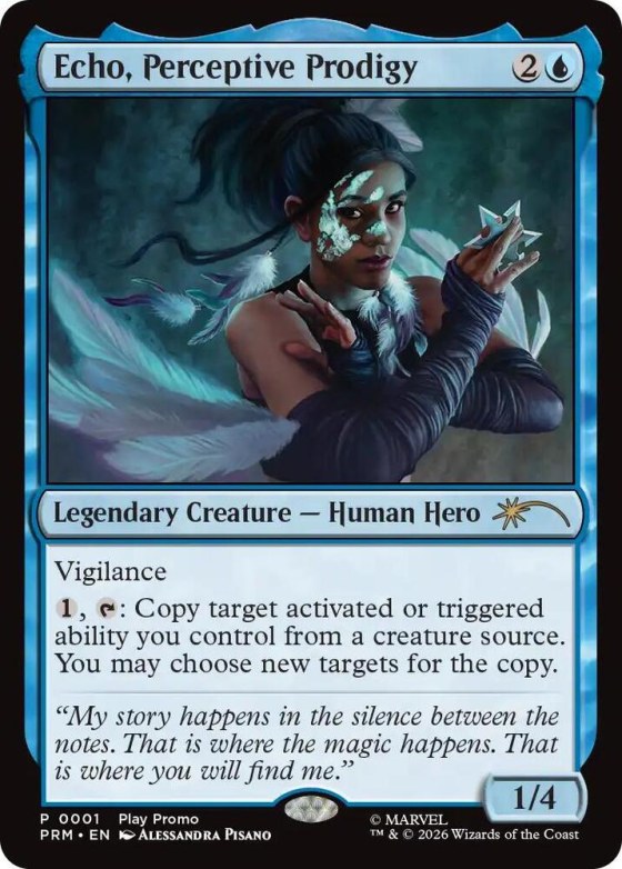 Echo, Perceptive Prodigy - Foil Echo Perceptive Prodigy