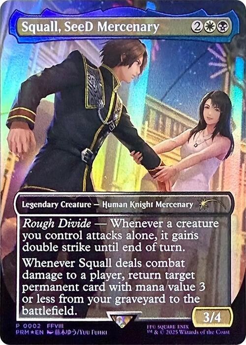 Squall, SeeD Mercenary - Foil Squall Seed Mercenary