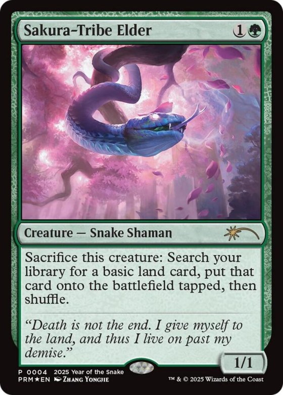 Sakura-Tribe Elder - Year Of The Snake 2025