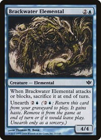 Brackwater Elemental - Foil