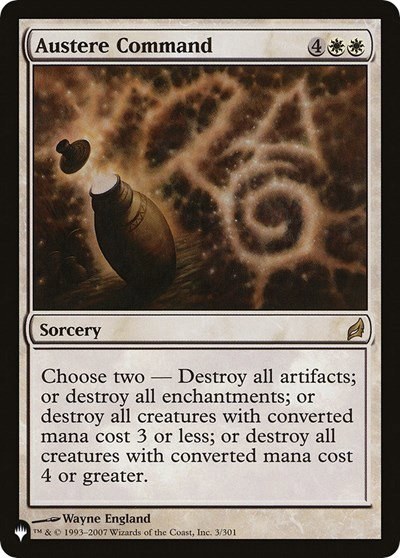 Austere Command - Lrw