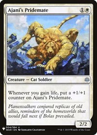 Ajani's Pridemate - War