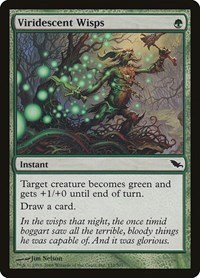 Viridescent Wisps - Foil