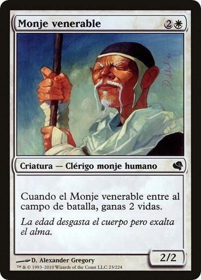 Venerable Monk (Spanish) - "Monje venerable"