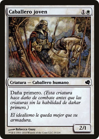 Youthful Knight (Spanish) - "Caballero joven"