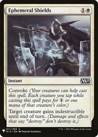 Ephemeral Shields - Normal Ephemeral Shields